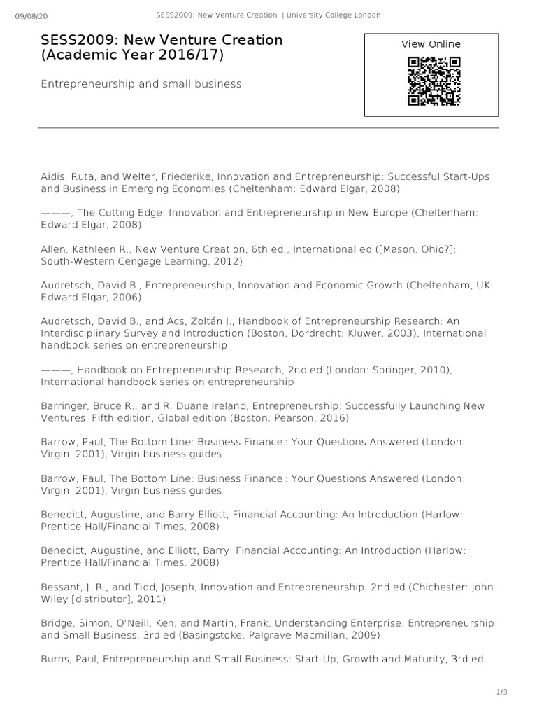 List Bibliography | PDF | Entrepreneurship | Companies
