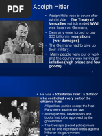 Adolph Hitler: Versailles (Which Ended WWI)