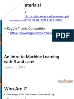 Machine Learning with R and caret