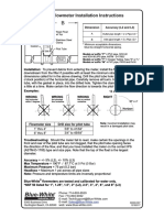 Install 300 Flowmeter Instructions