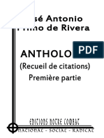 Primo de Rivera Jose Antonio - Anthologie Volume 1 PDF