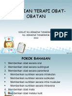 Pemberian Terapi Obat-Obatan Baru