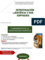 Investigación científica: Enfoques y paradigmas