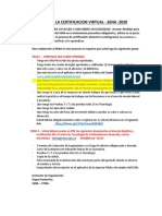 Guia de Ayuda para La Certificacion Virtual PDF