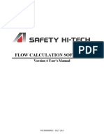 Flow Calculation Software: Version 4 User's Manual