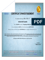 Certificate No 4822