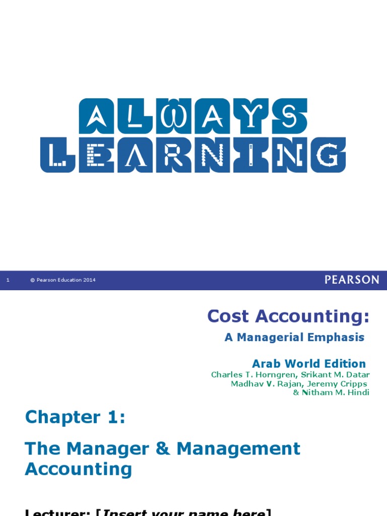 CH 1 Cost | PDF | Management Accounting | Chief Financial Officer