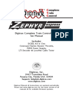 Express: Digitrax Complete Train Control Starter Set Manual Includes