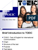 Toeic: Andy, Ann, Chloe, Ruth