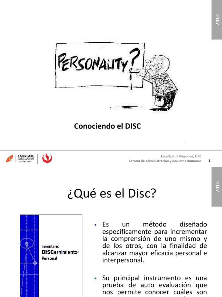 Sesión 4 - Test DISC - Guía Rápida | PDF | Gestión de recursos humanos ...