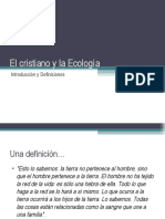 El cristiano y la Ecologia.ppt
