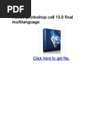 Adobe Photoshop cs6 13.0 Final Multilanguage PDF