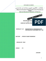 Module n20 Maintenance Et Depannage Des Centrales de Traitement de L Air TSGC Ofppt PDF