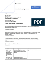 ARTE PRACTICE Learning Segment Worksheet: Image of Example/Sample