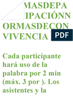 NORMASDEPARTICIPACIÓNNORMASDECONVIVENCIA