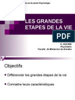 Les Grandes Etapes de La Vie