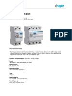 Product Information: Type: RCCB 2 and 4 Poles Reference: CD / Cds / CDJ / CF / CFJ / CDC