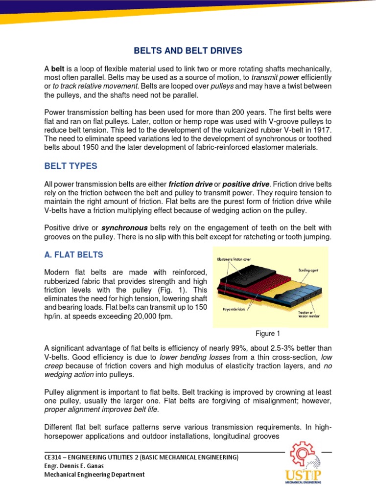 Understanding Belt Drives An InDepth Look at Belt Types, Applications