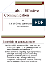 Essentials of Effective Communication