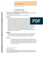 Current Biology: Training Attentional Control in Infancy