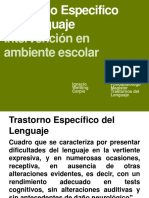 TEL Intervencion Ambiente Escolar