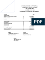 Estados Financieros S.F, S de Re y Patrimonio. JP