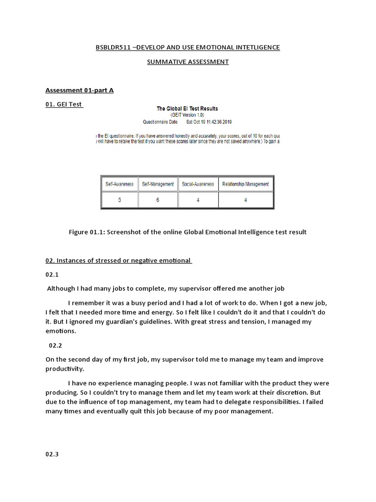 Develop Emotional Intelligence Skills | PDF | Leadership | Empathy