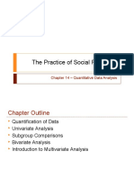 The Practice of Social Research: Chapter 14 - Quantitative Data Analysis