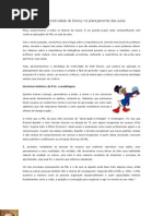 A estratégica da criatividade de Disney no planejamento das aulas