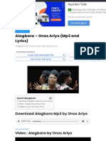 Jesusful Alagbara Onos Ariyo mp3 and Lyrics PDF