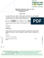 Certificado de Comfenalco PDF