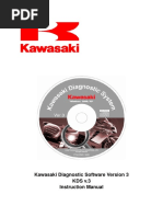 Kawasaki Diagnostic Software Version 3 KDS v.3 Instruction Manual