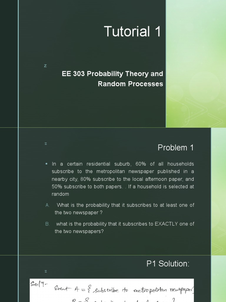 Ee 303 Tutorial 1 Pdf Printer Computing Theoretical Computer