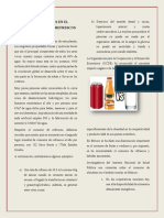 Causas y Efectos en El Consumo de Agua y Refrescos