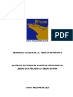 KAK Master Plan Drainase PDF