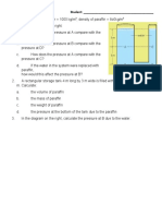 G 10 N/KG Density of Water 1000 KG/M: 3.6 - Pressure in Liquids Student