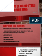 Overview of Computers and Nursing: Group 1