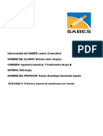 Actividad 3. Práctica y Reporte de Mediciones Con Vernier