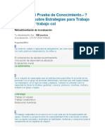 Respuestas RAP3 - EV03 Prueba de Conocimiento. - Preguntas Sobre Estrategias para Trabajo en Equipo y Trabajo Col