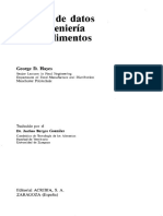 Manual de Datos para Ingenieria de Los Alimentos - Hayes, 1ed, 1992 PDF