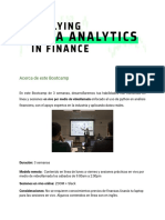 Brochure Applying Data Analytics For Finance April 13