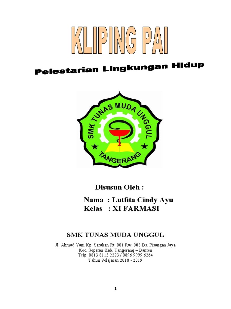 Kliping Pelestarian Lingkungan Hidup