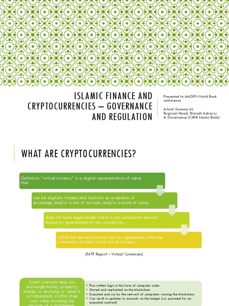 Islamic Finance and Cryptocurrencies | PDF | Cryptocurrency | Money ...