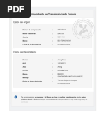 Plantilla de Transferencia Bancaria | PDF