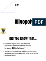 Market Structure - Oligopoly