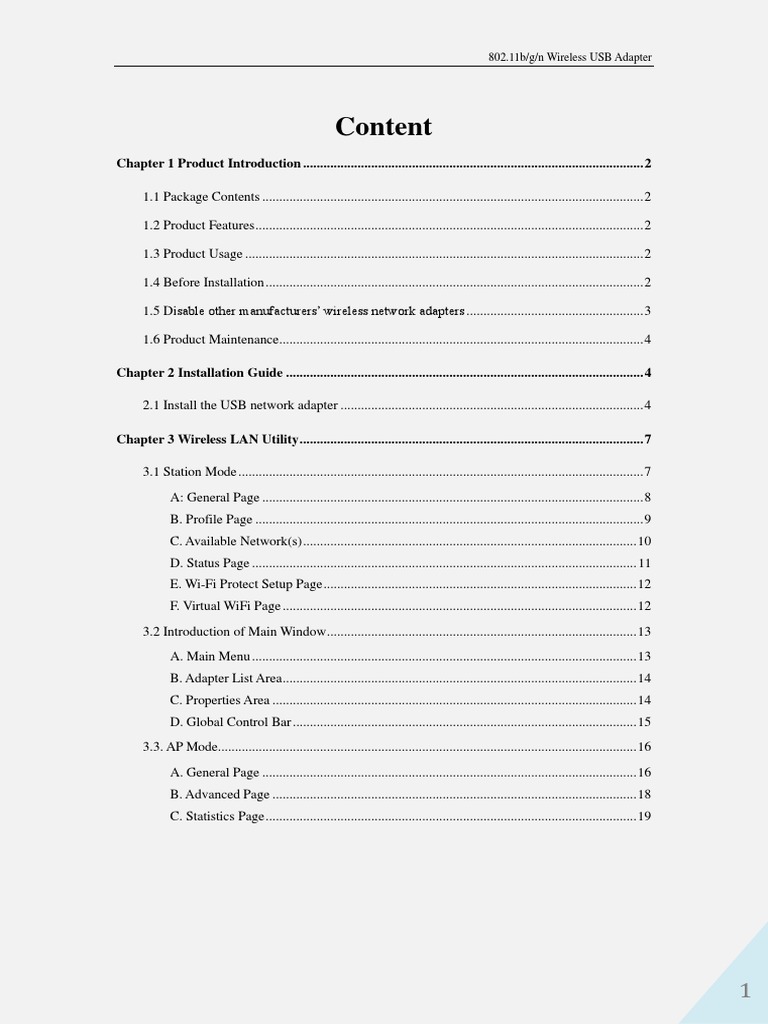 User Manual PDF | PDF | Wireless Lan | Installation (Computer Programs)