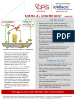 Where To Check The LFL Before Hot Work?: Did You Know?