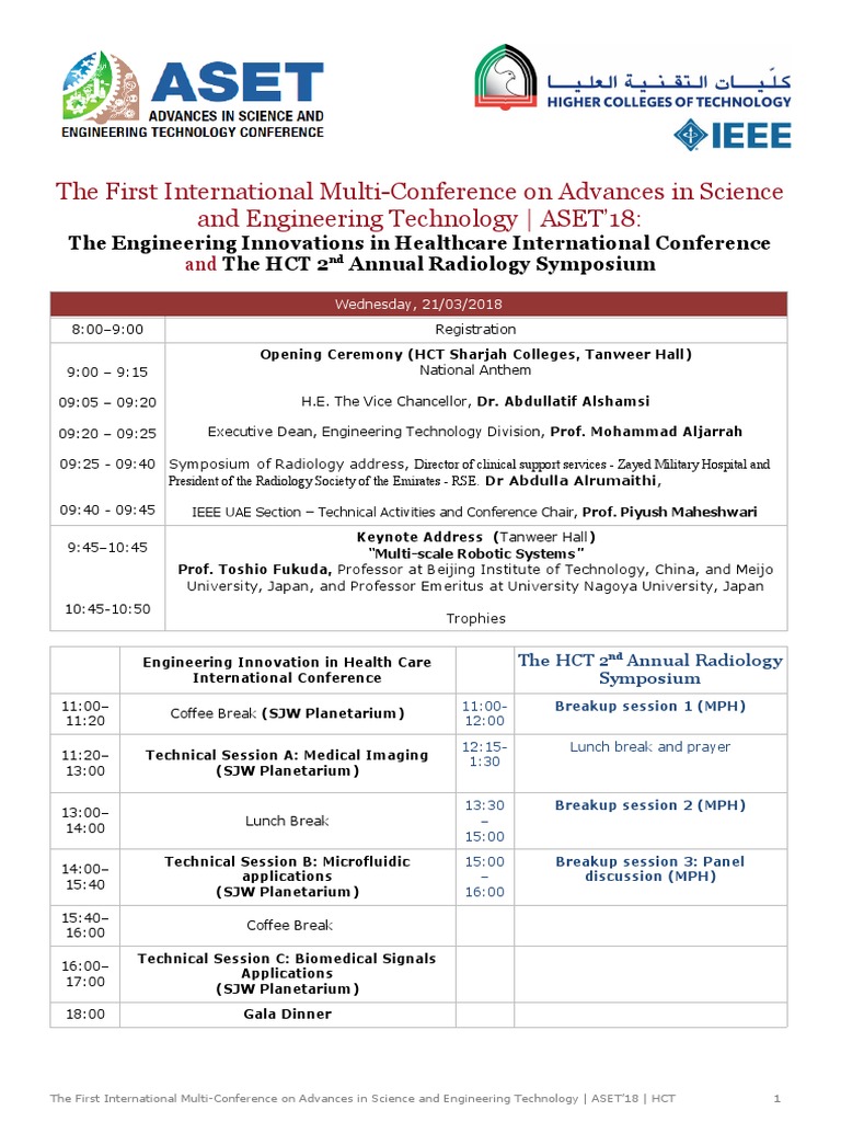 The First International Multi-Conference On Advances in Science and ...