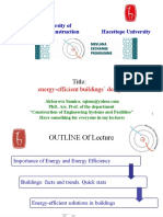 Energy-Efficient Buildings' Design: Azerbaijan University of Architecture and Construction Hacettepe University