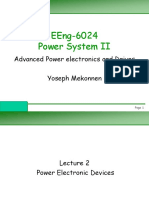 Power Electronics Devices Lecture